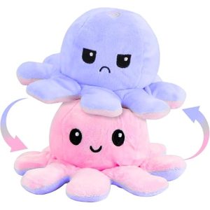 Storio Toy Octopus Plushie Reversible Soft Toys for Kids | Plush Soft Toys for Baby Boys and Girls| Best Gift | Octopus Soft Toy for Kids (Multicolor) Visit the Storio Store